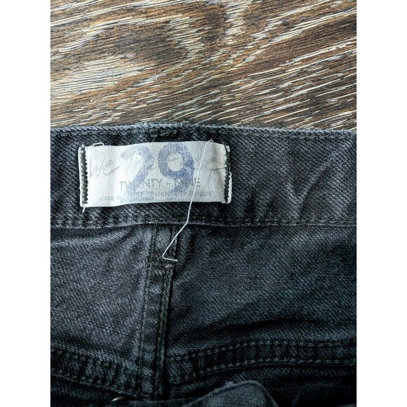 Free‎ People Lasso High Waist Straight Leg Jean Black 31x28 - Picture 4 of 8